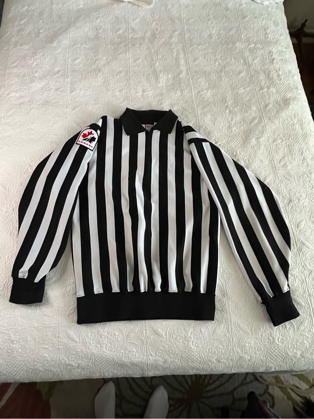 CCM Referee Hockey Jersey - Made In Canada - Vintage Referee Jersey - 90’s Reff